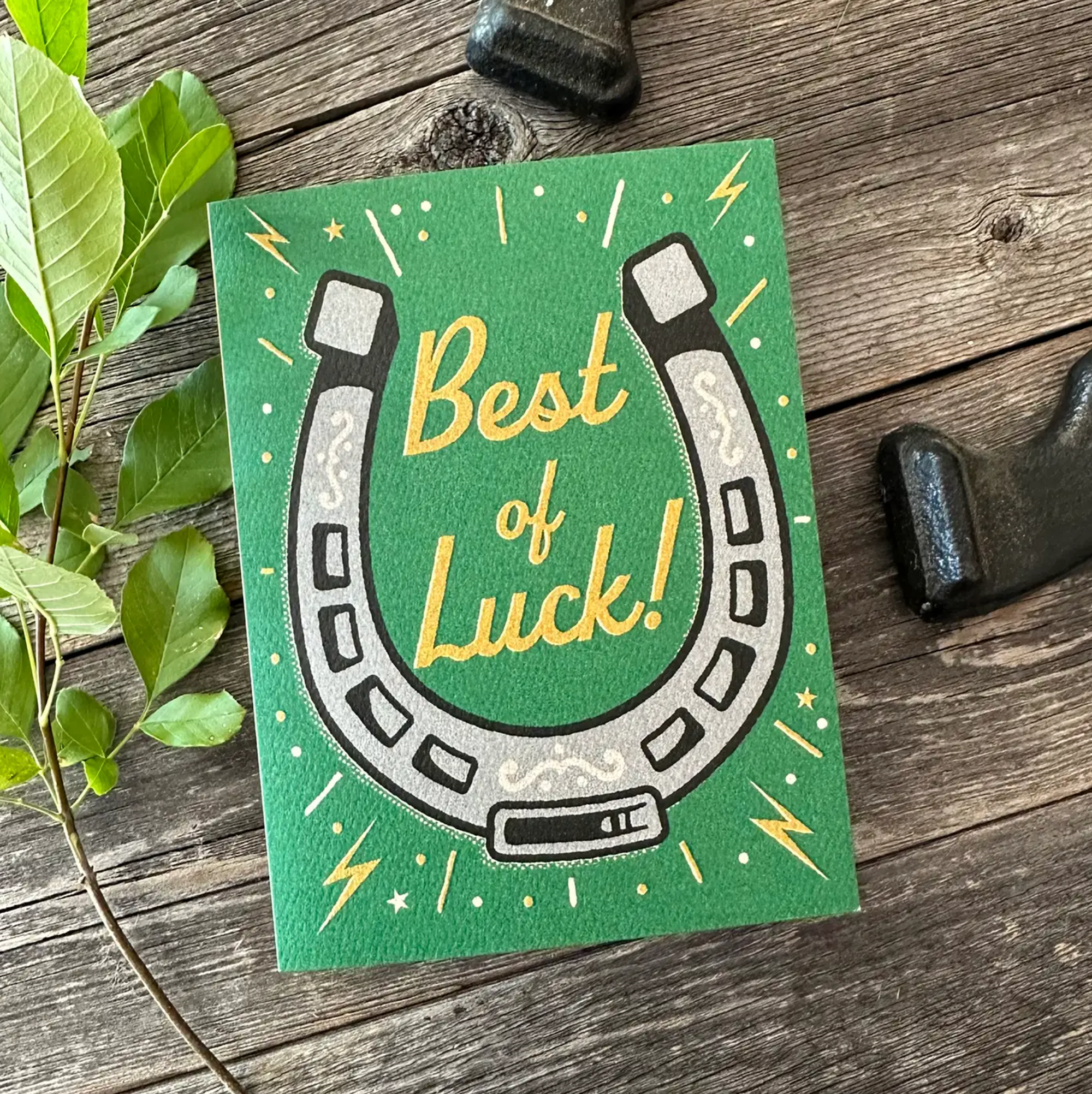 Best of Luck Greeting Card