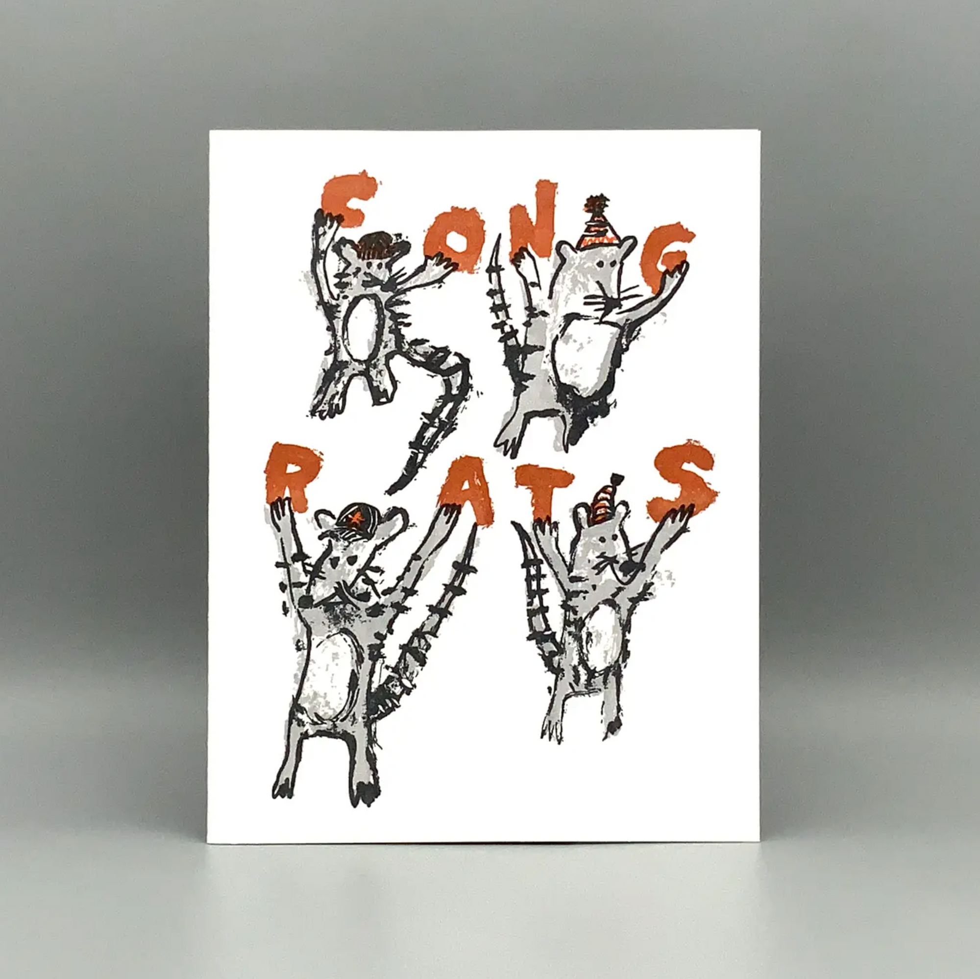 Congrats Rats Card