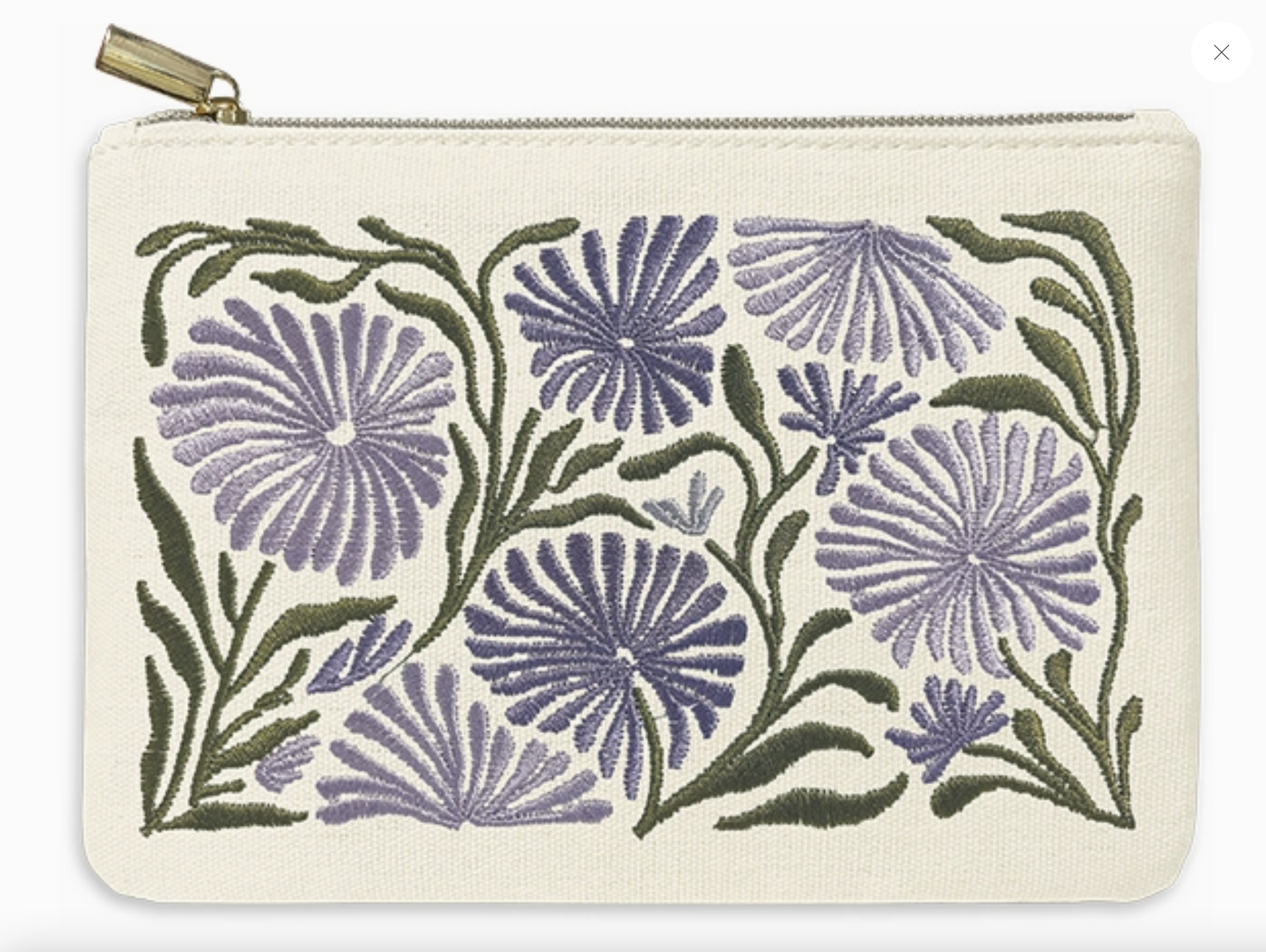 Zip Pouch Flower Market Allium