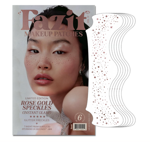Rose Gold Stardust Speckles Makeup Patches