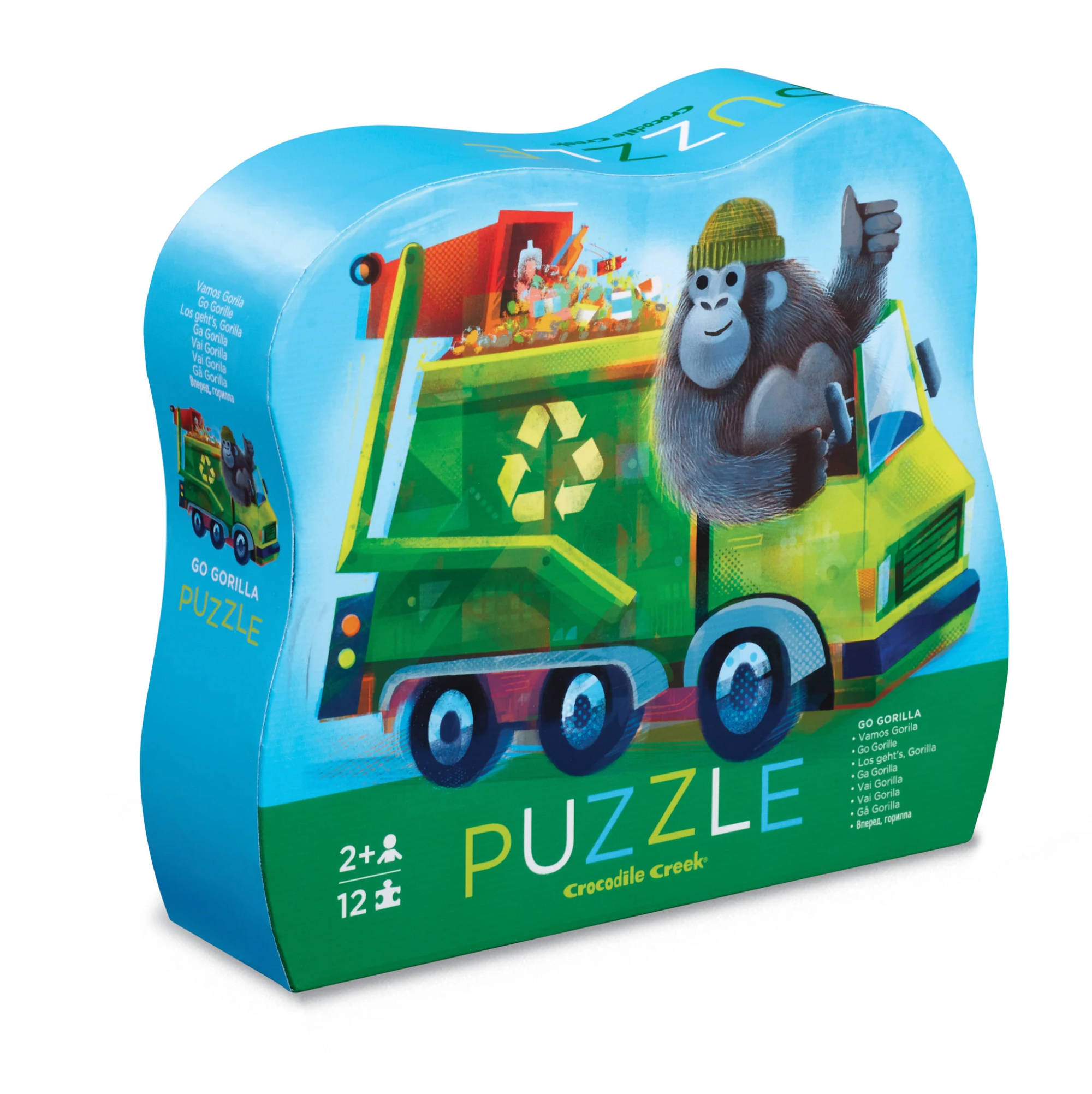 12-Piece Mini Puzzle - Go Gorilla