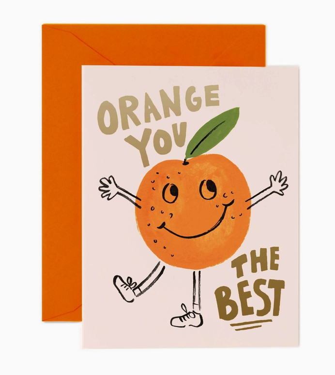 Orange You the Best Card