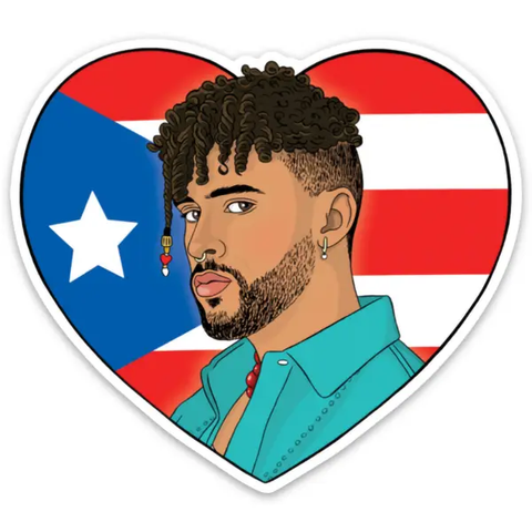 Bad Bunny Die Cut Magnet