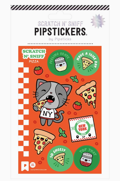 Wanna Pizza Me? Scratch 'n Sniff Stickers