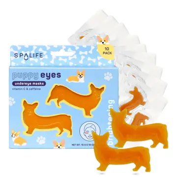 Puppy Eyes Corgi Shaped Brightening Eye Patches 10 Pack