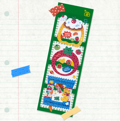 Frames Holographic Star Glitter Sticker Sheet