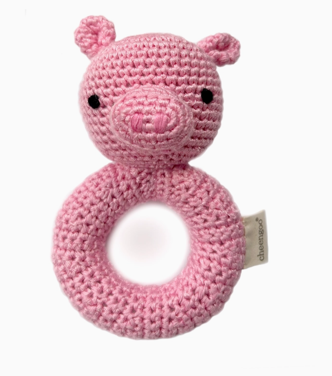 Cheengoo Organic Crochet Rattles - Stay Forever
