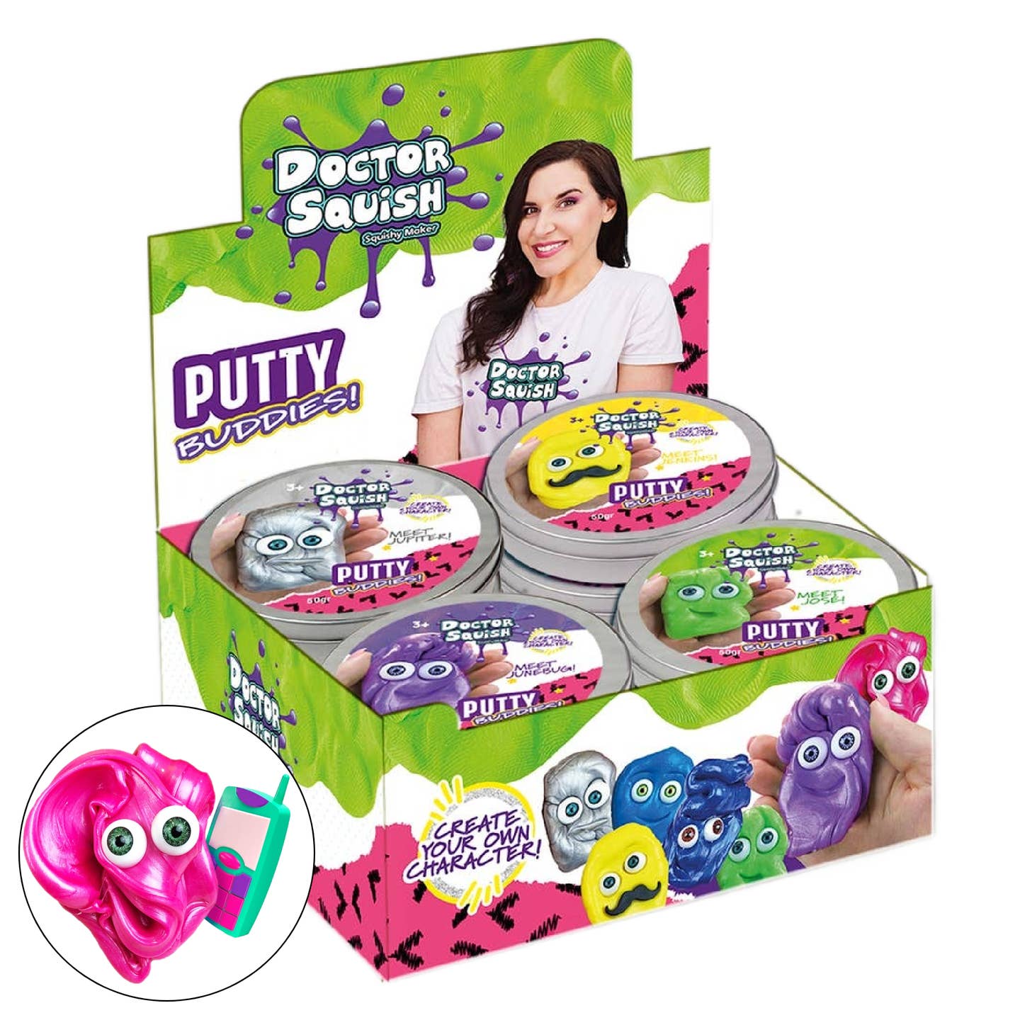 Doctor Squish Putty Buddies Assortment