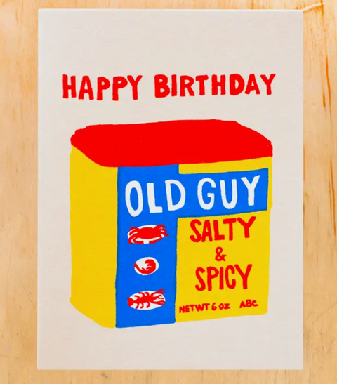 Old Guy Birthday Card