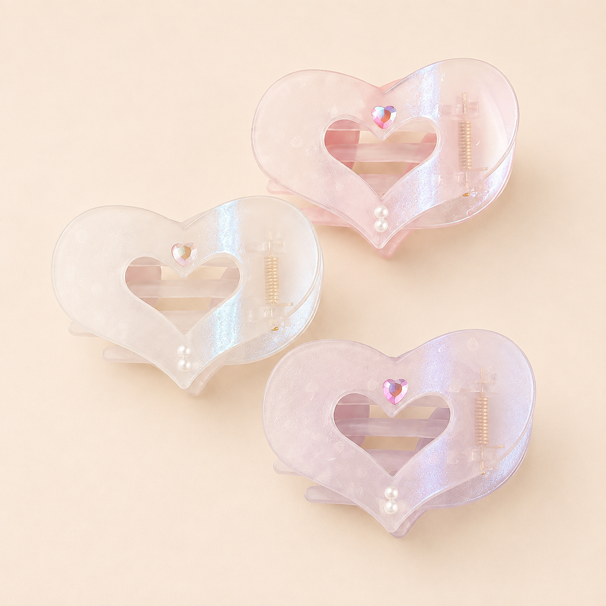 Heart Duckbill Clip