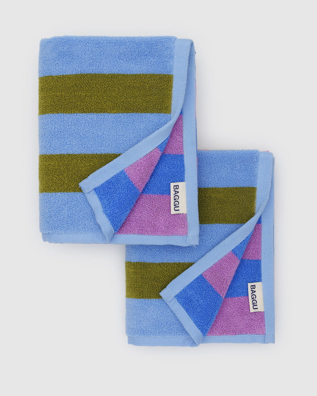Hand Towel Set of 2 - Cabana Stripe Mix