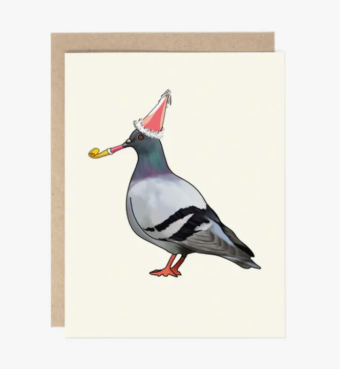 Birthday Party Pigeon Card
