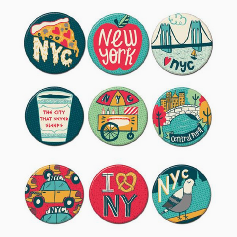 NYC New York Button