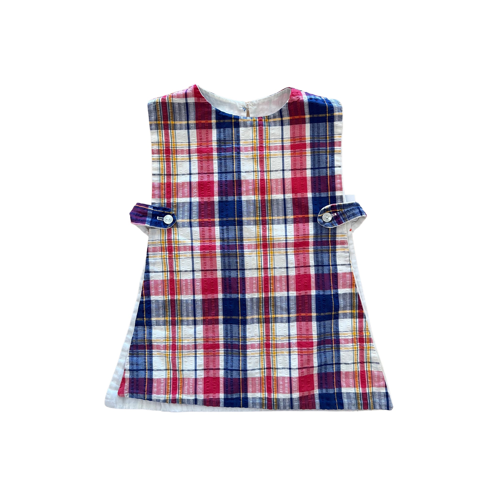 (pre-worn) Vintage Tartan Pinafores 18M