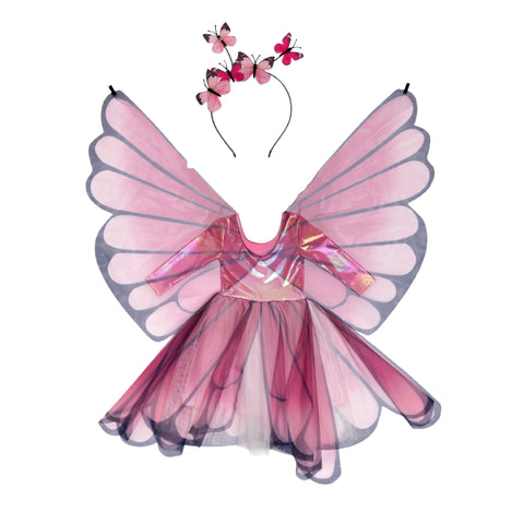 Butterfly Twirl Dress with Wings,  Size 3-4