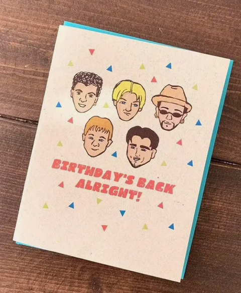 Backstreet Boys Birthday Card