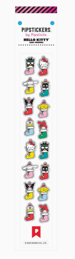 Hello Kitty and Friends Christmas Stocking Minis Stickers