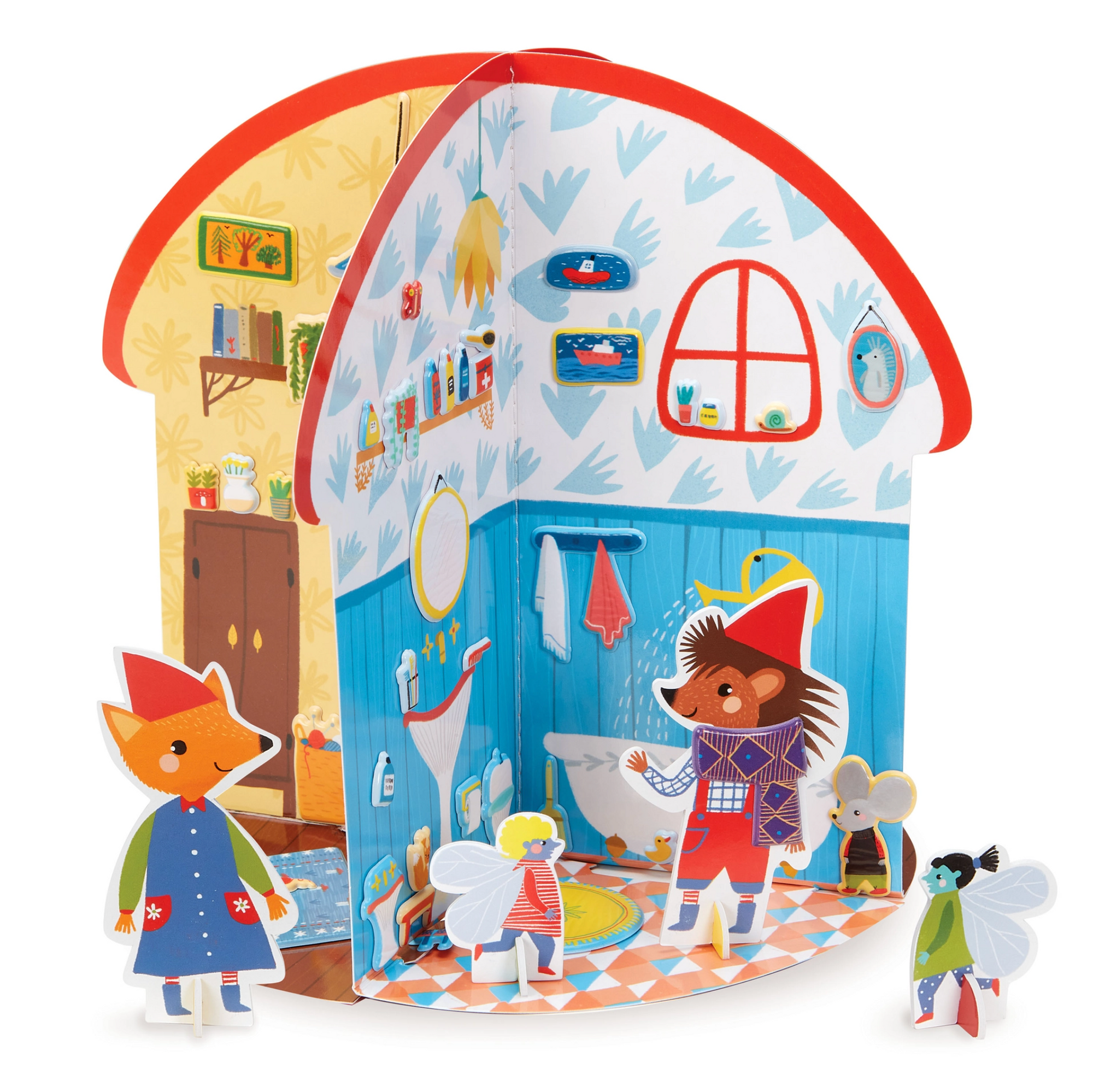 Puffy Sticker 3D Playhouse Mushroom Cottage