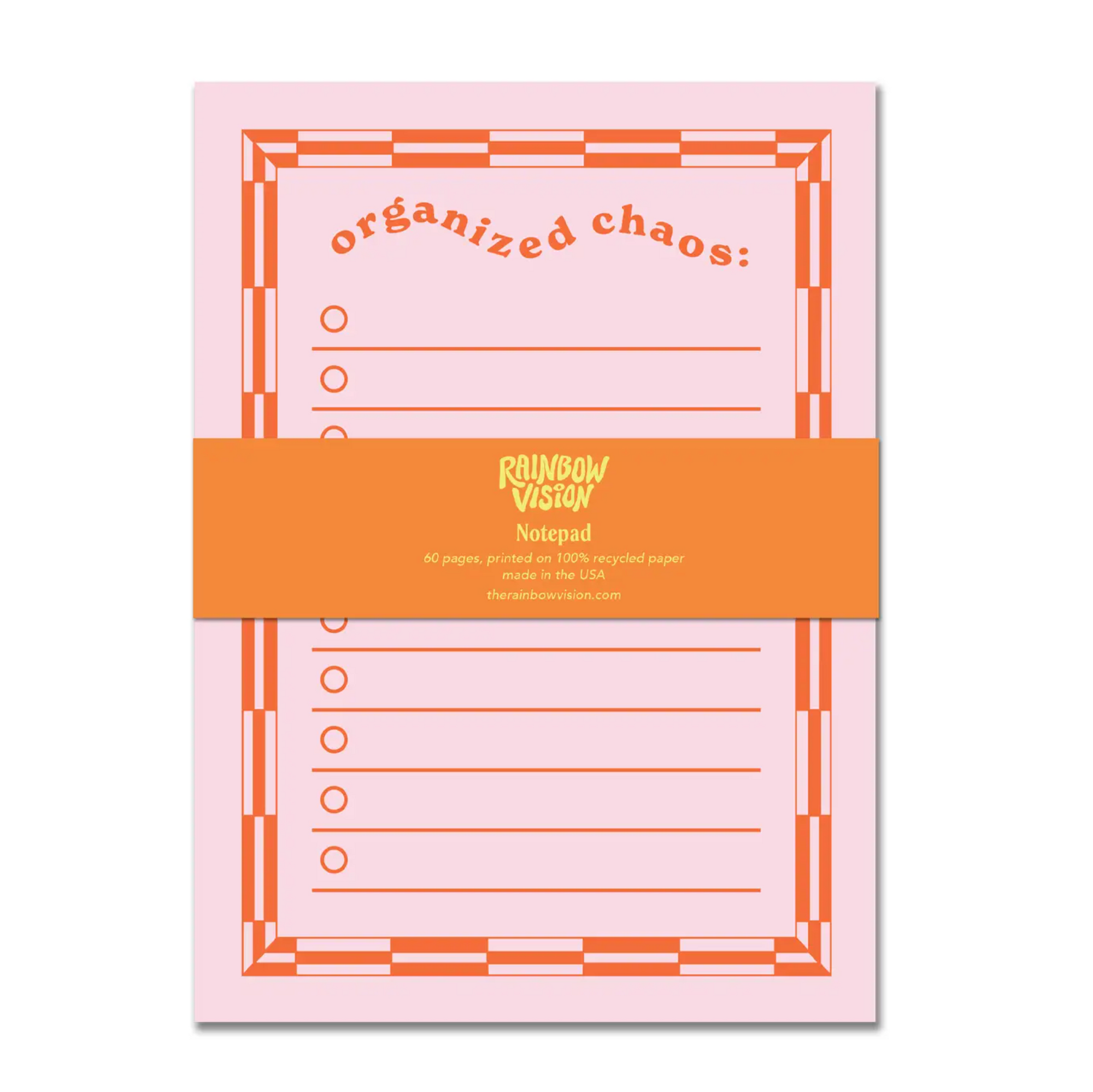 Organized Chaos Notepad