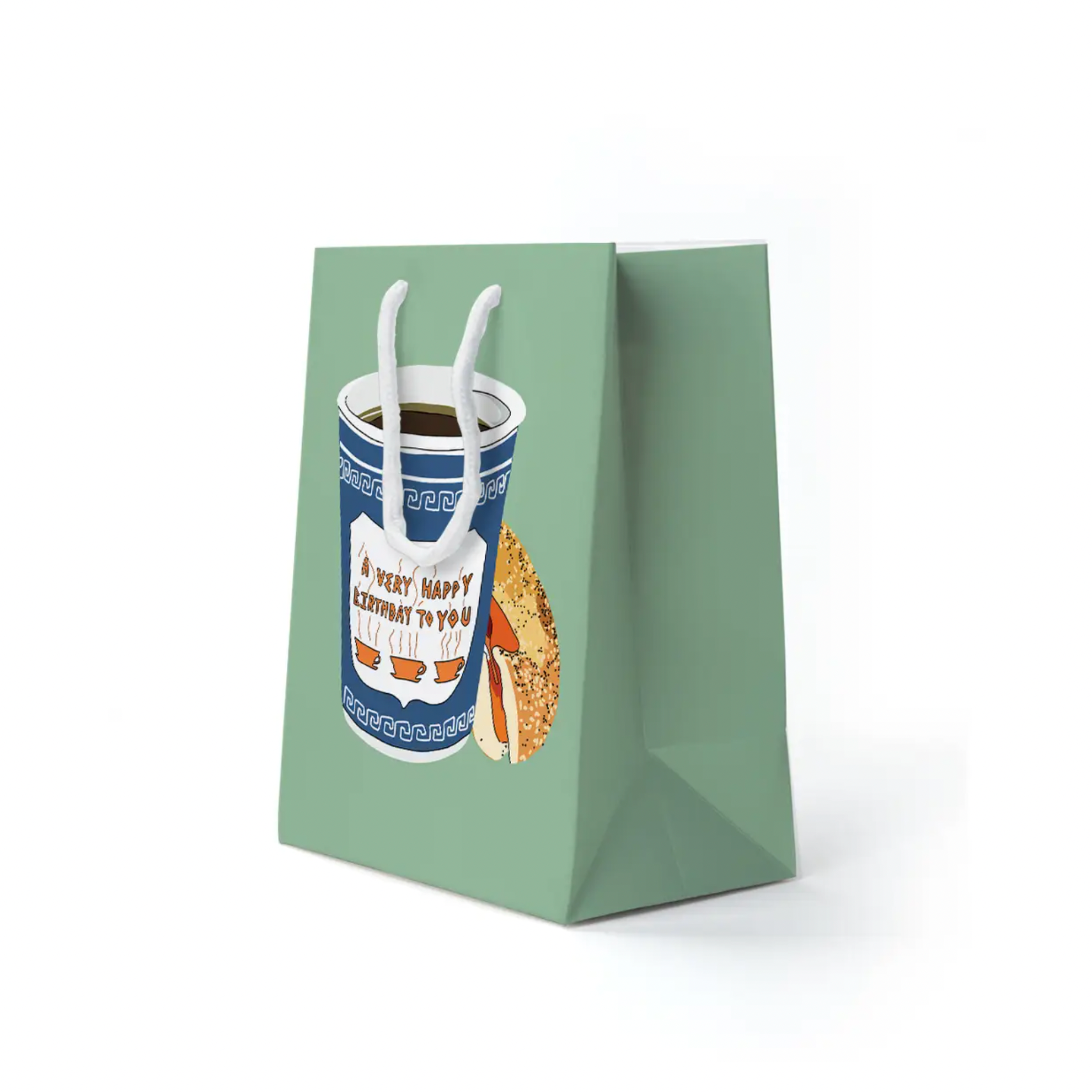 Birthday Coffee and Bagel Gift Bag Medium - Stay Forever
