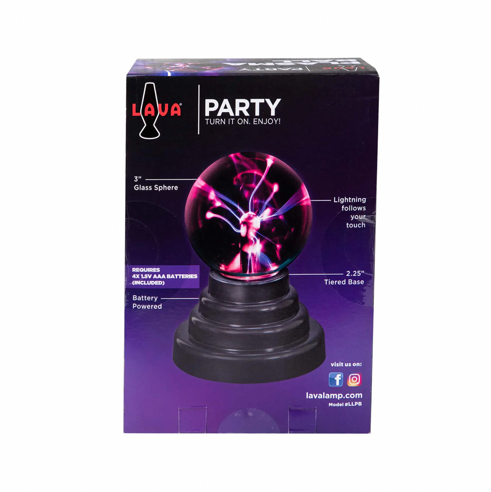3" Lava Lamp Plasma Ball
