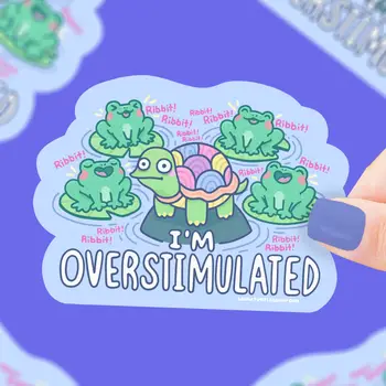 Overstimulated Sticker