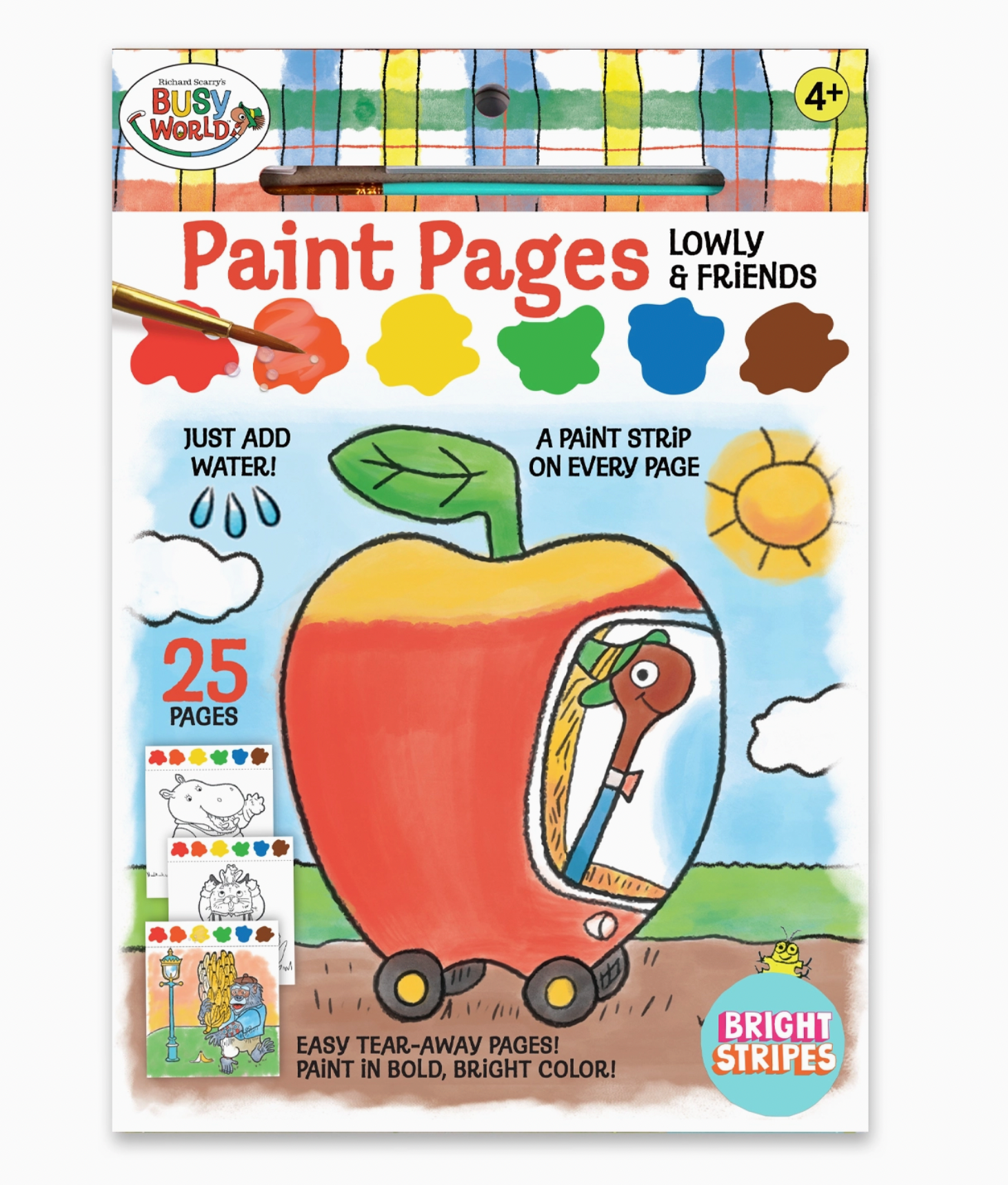 Paint Pages- Busy Town Lowly & Friends