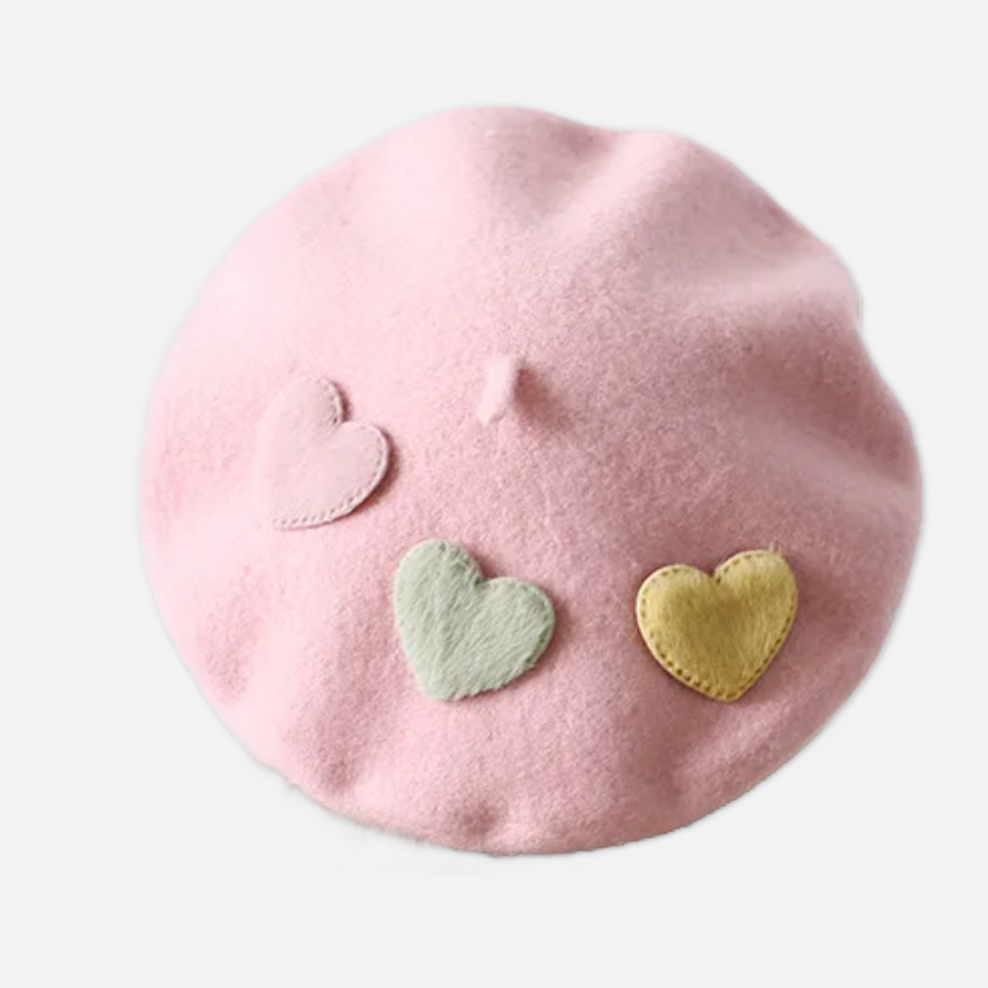 Candy Hearts Pastel Beret