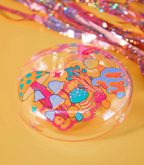 Colorful Mushroom Pebble Piece