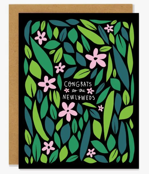 Wildflower Wedding Card