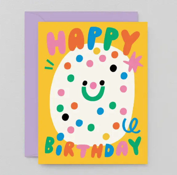 Happy Birthday Confetti Card