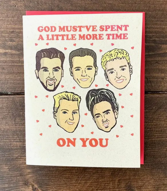 Nsync Love Anniversary Card