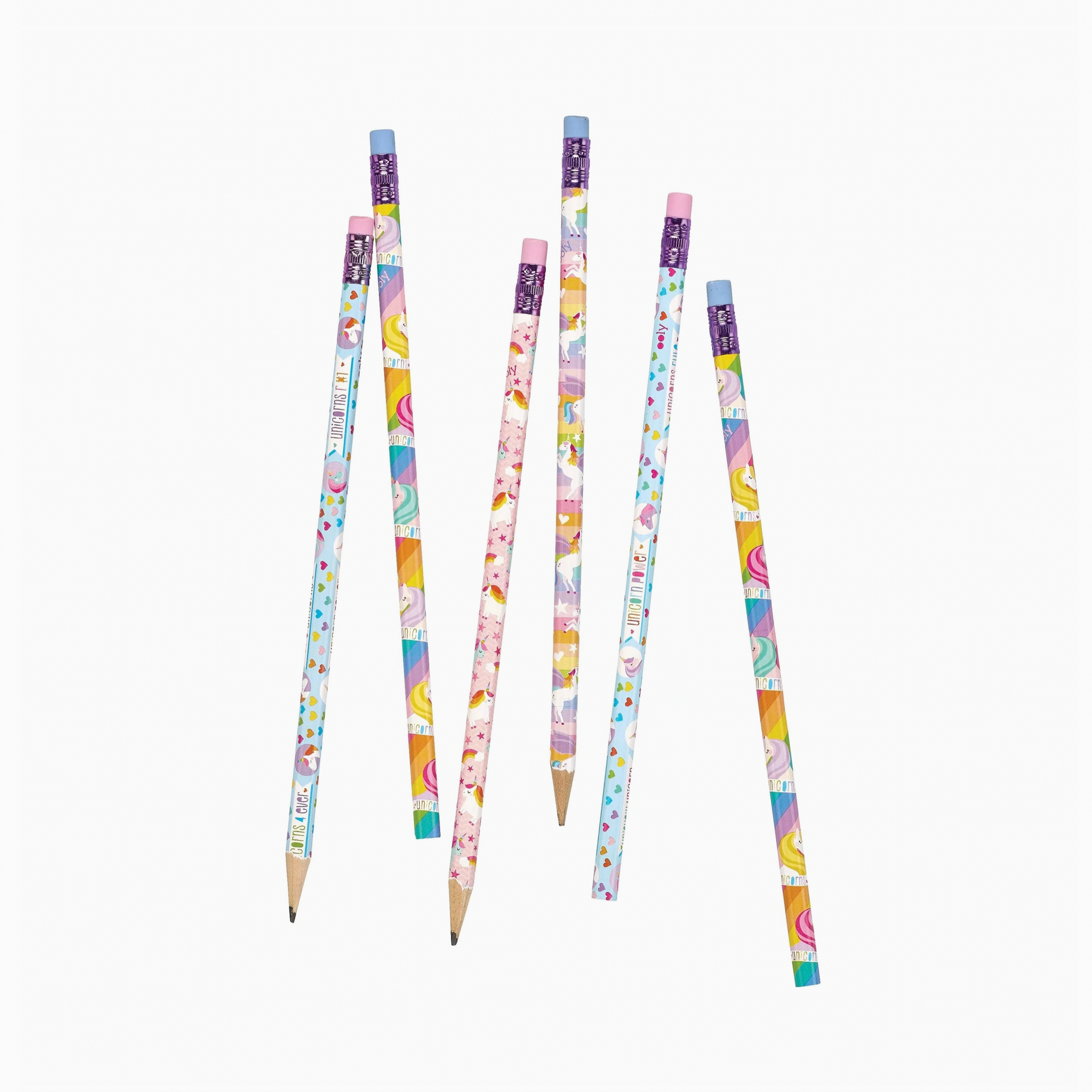 Unique Unicorns Graphite Pencils - Set of 12