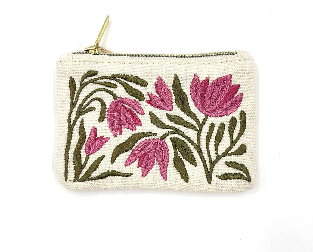 Coin Pouch Flower Market Tulip