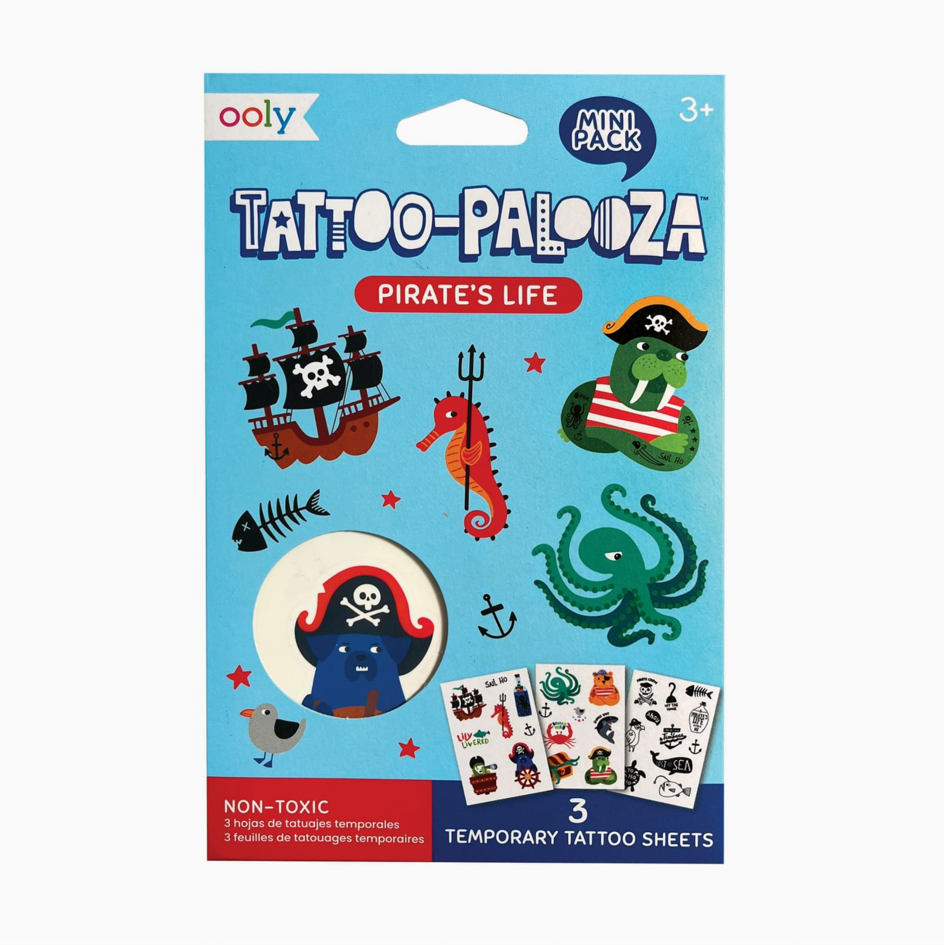 Mini Temporary Tattoos - Pirate's Life