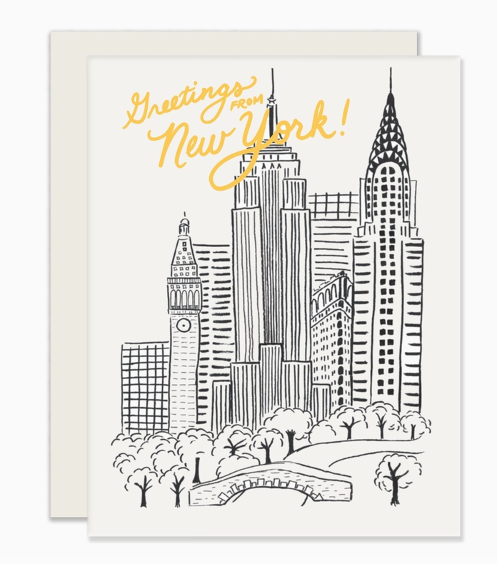 From New York | Greetings from New York Card