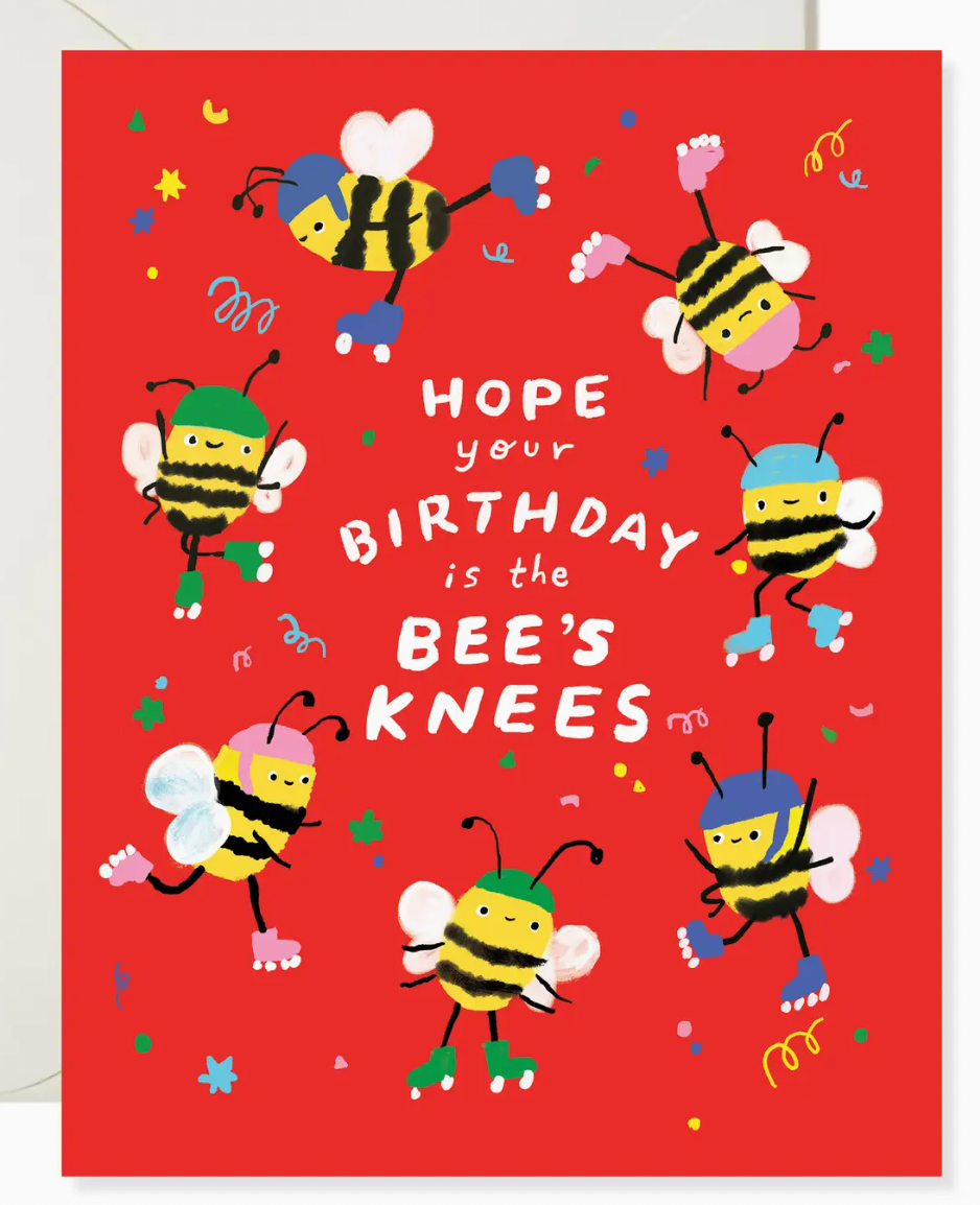 Bee's Knees Birthday Card
