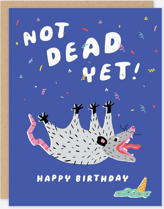 Not Dead Yet Bday Possum