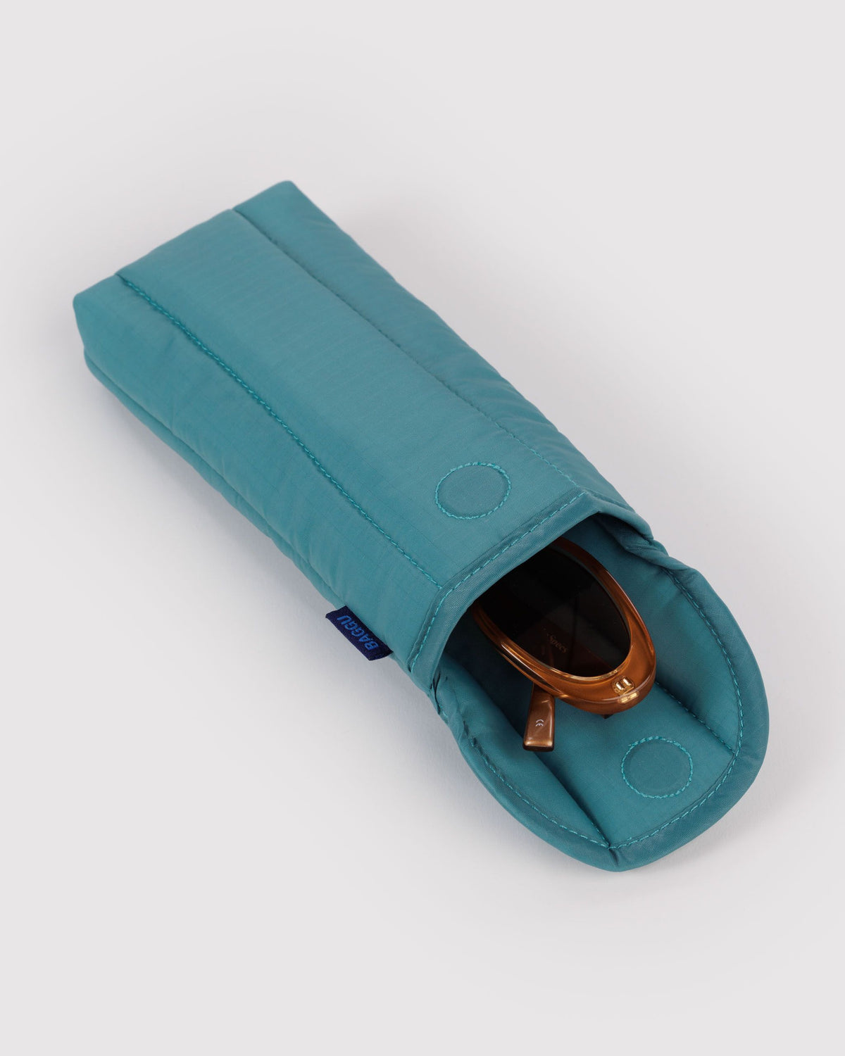 Puffy Glasses Sleeve - Peacock