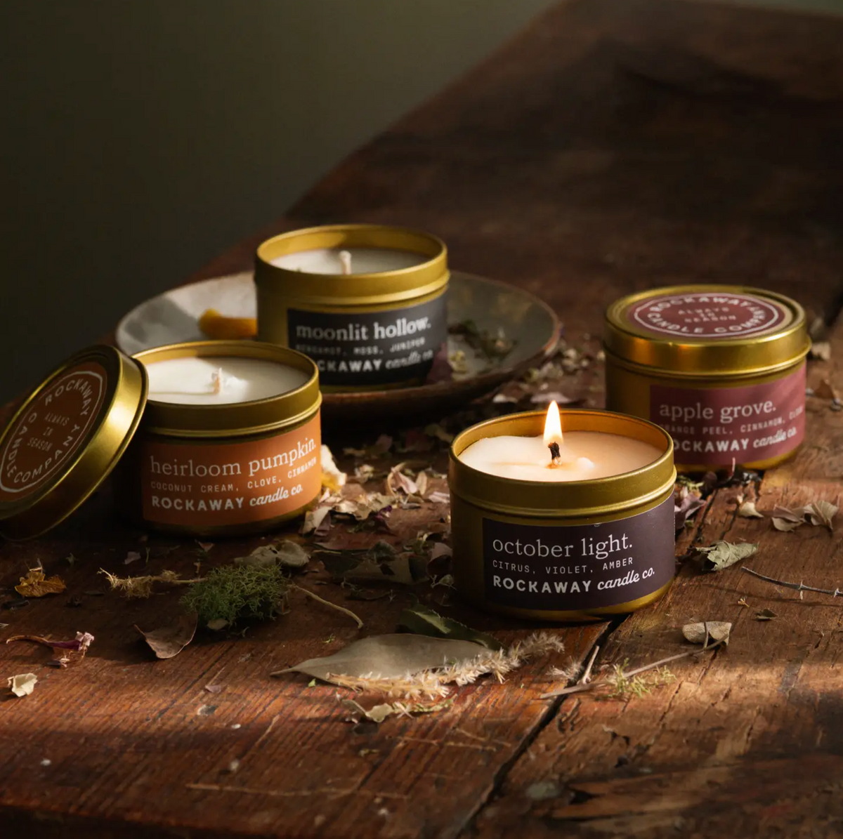 The Rockaway Candle Co. Travel Fall Candles 4oz