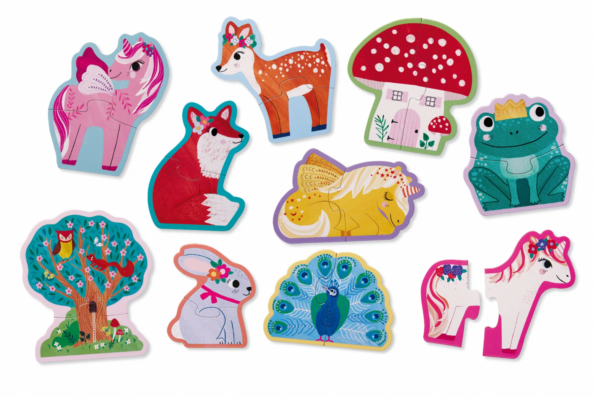 Let's Begin 2-Piece Puzzle - Unicorn