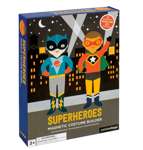 Superheroes Magnetic Dress Up Play Set