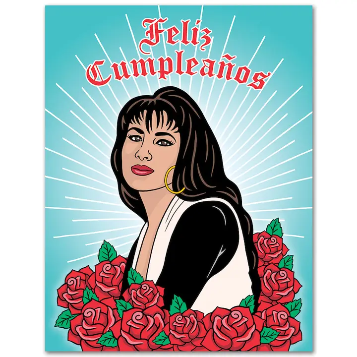 Selena Feliz Cumpleaños Birthday Card