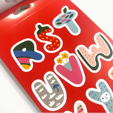 Stickiville Book X Suzy:- Alphabet