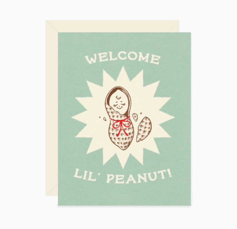 Lil’ Peanut Baby Card