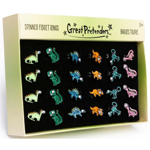 Dinosaur Spinner Fidget Rings