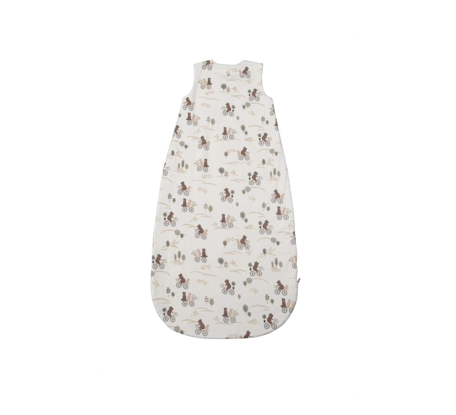 Light Weight Muslin Sleep Bag Bears on Bikes