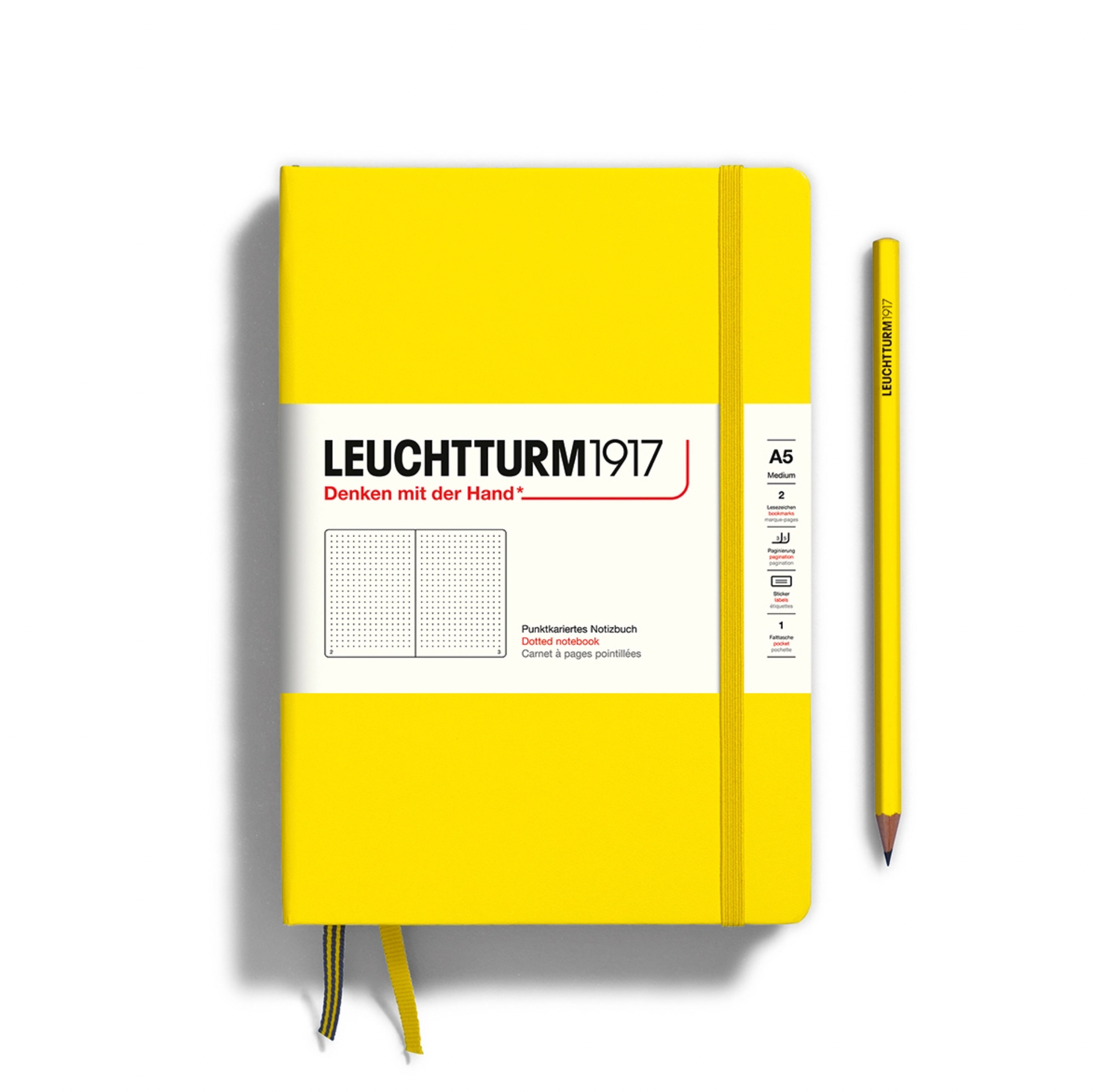 Hardcover Dotted A5 Notebook