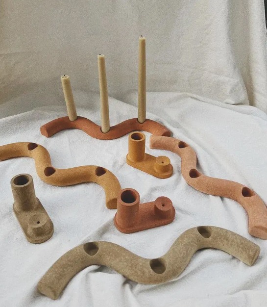 Wavy Candle Holder