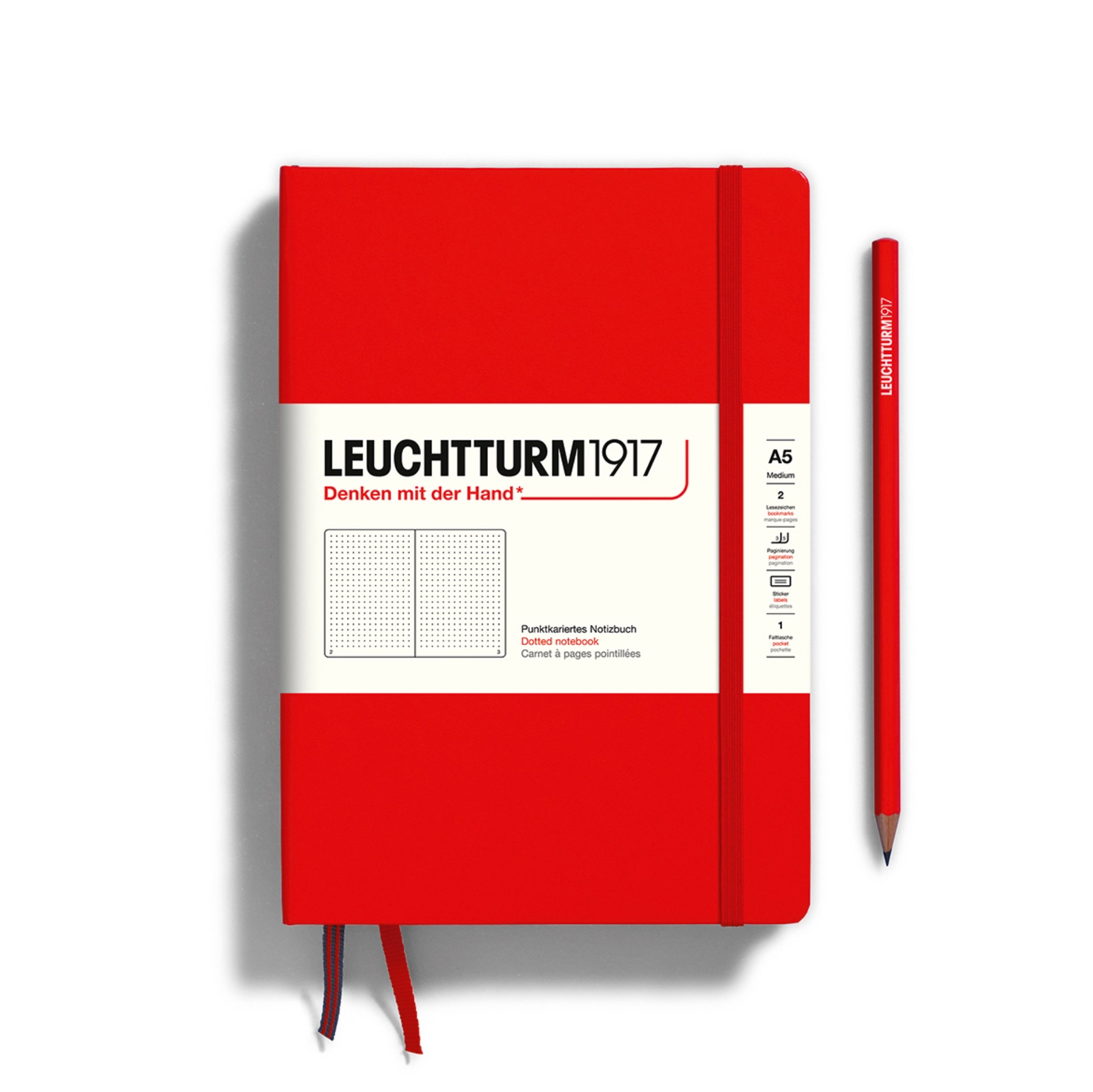 Hardcover Dotted A5 Notebook